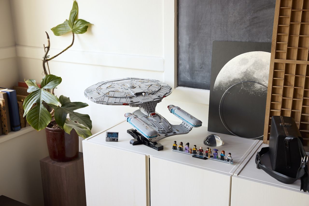 LEGO Star Trek set from multiple angles