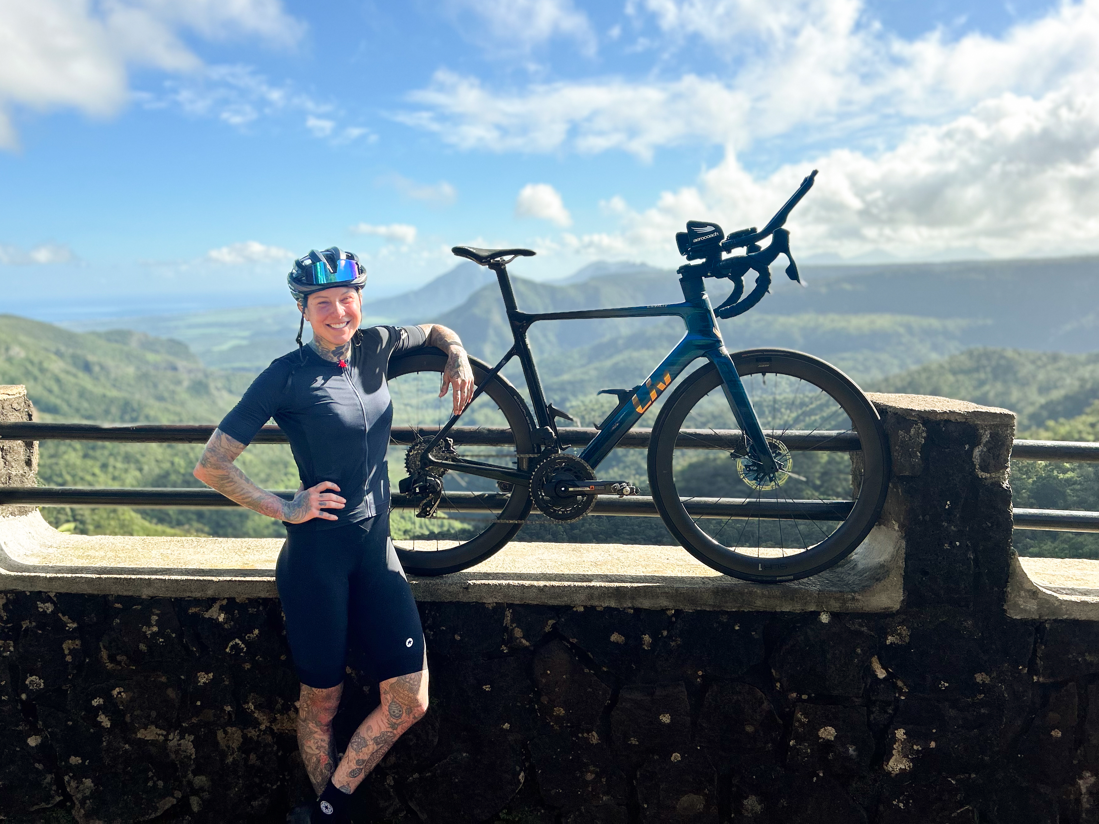 Sarah Ruggins in training for LEJOGLE