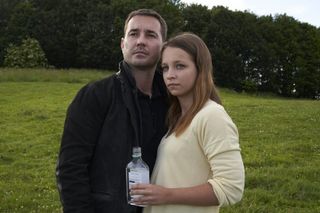 Martin Compston and Molly Windsor in Traces
