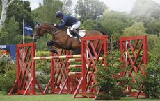Geoff Billington riding Uppercut 11 at Royal Internaional Horse Show at Hickstead