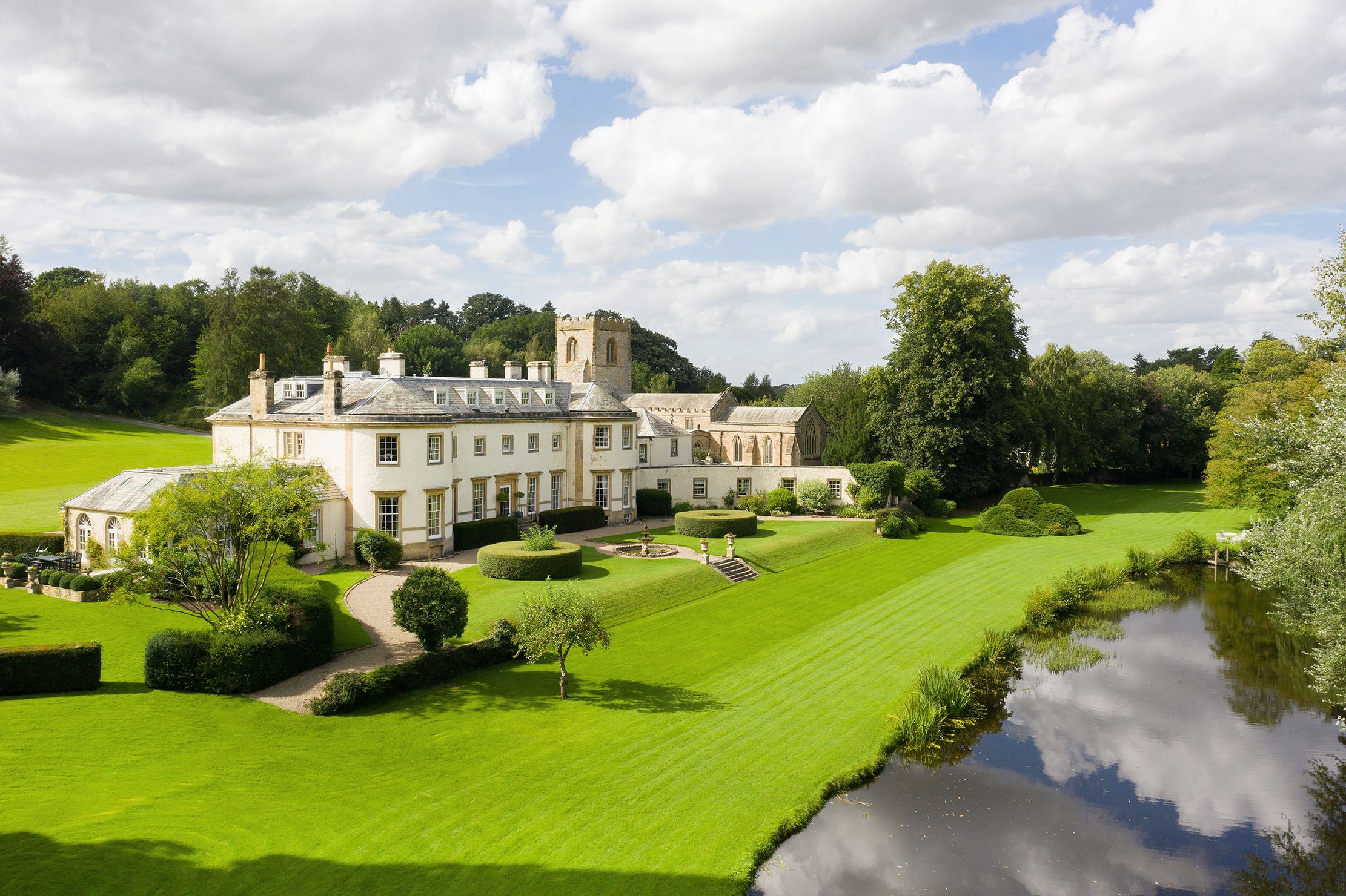 Kirkby Hall, a sprawling Georgian house for sale with a showstopping ...