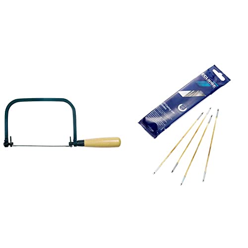 Eclipse 70-Cp1r Coping Saw & Eclipse 71-Cp7r Coping Saw Blades, Blue, Set of 10 Piece