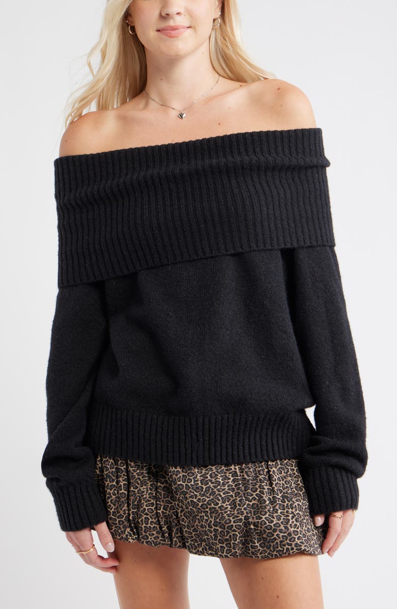Off the Shoulder Sweater