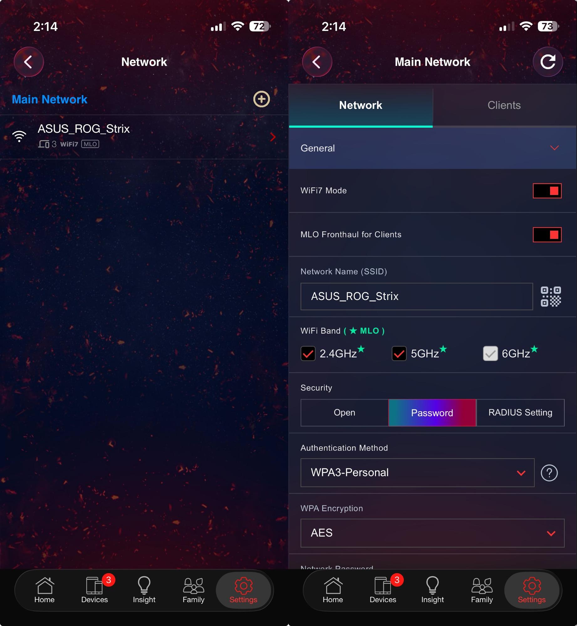 شاشة أسوس MLO واي فاي 7