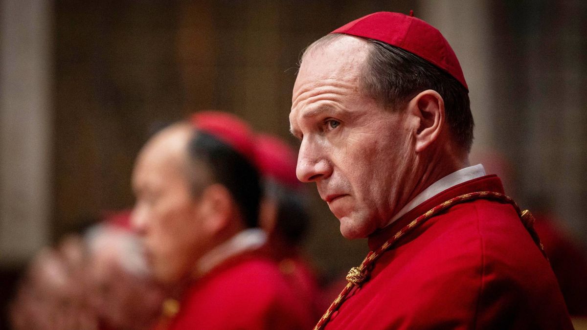 Ralph Fiennes as Thomas Cardinal Lawrence in &quot;Conclave&quot;