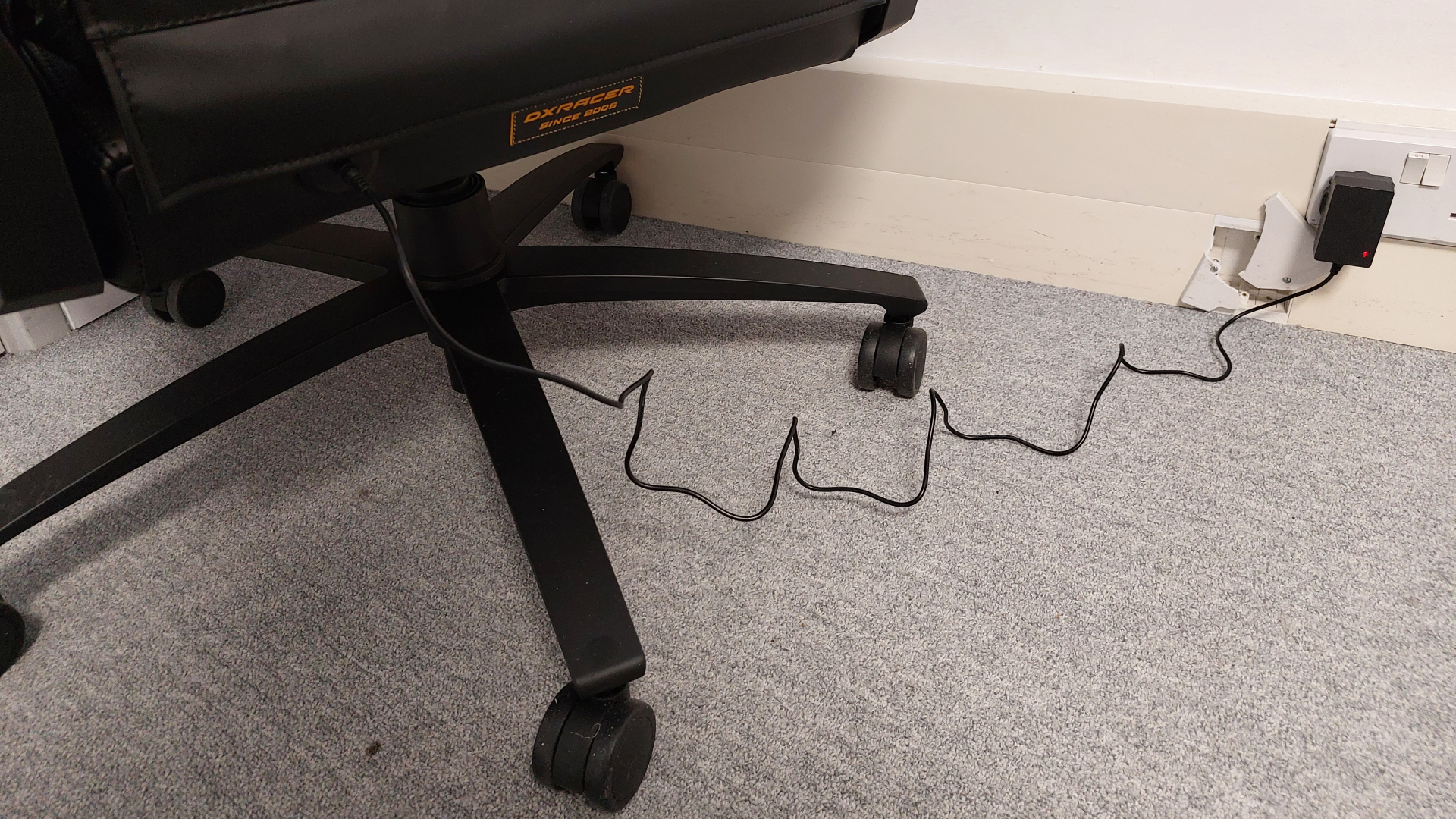 The XL edition of the DXRacer Martian gaming chair.