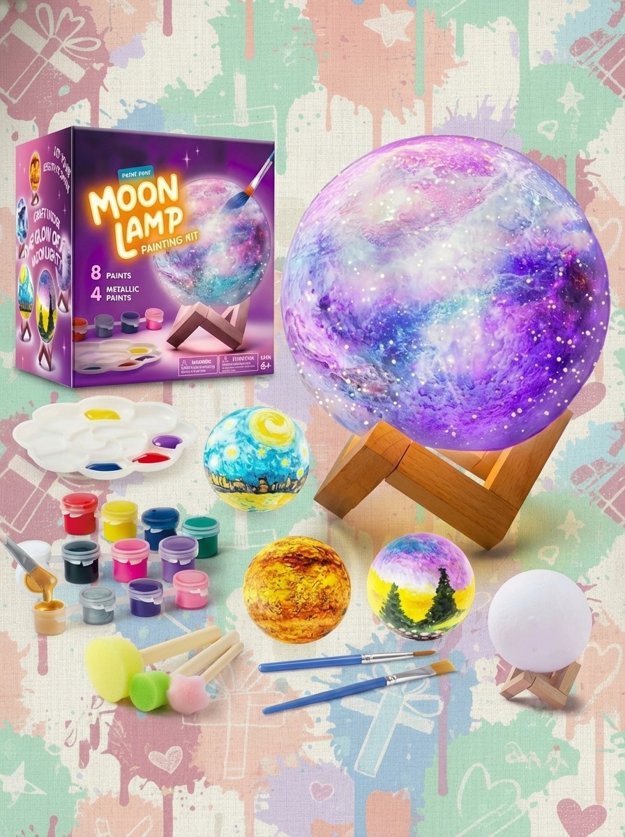 Joyfy 3D Moon Lamp Painting Kit