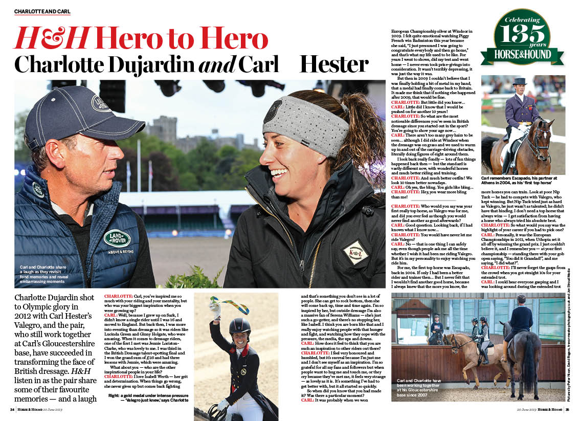 FT 3pp Dressage heroes interview