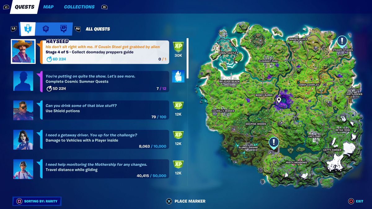 Fortnite Week 4 Quests Guide Epic And Legendary Quests Gamesradar