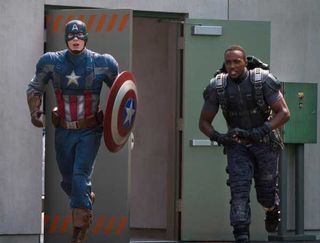 Captain America: The Winter Soldier Captain America and Falcon Still
