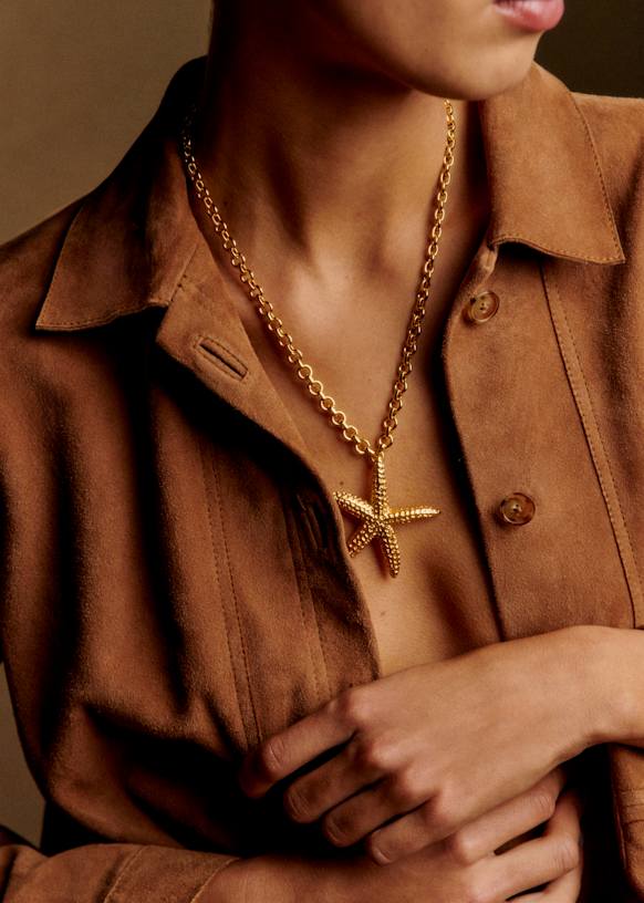 Salvador Necklace - Gold - Majority Recycled Brass - Sézane
