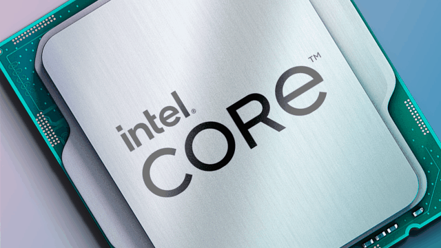 A gif showing an Intel Raptor Lake CPU with die and heat spreader