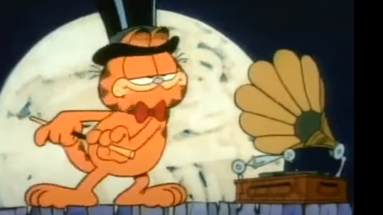 Garfield in the intro of Garfield and Friends