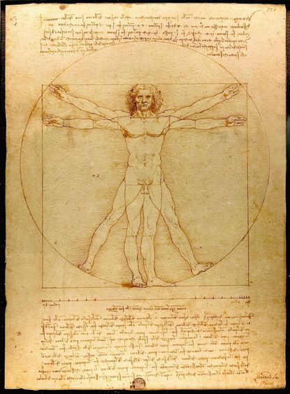 Leonardo da Vinci's 'Vitruvian Man.'