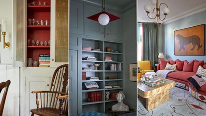 rooms with pops of primary bold colors