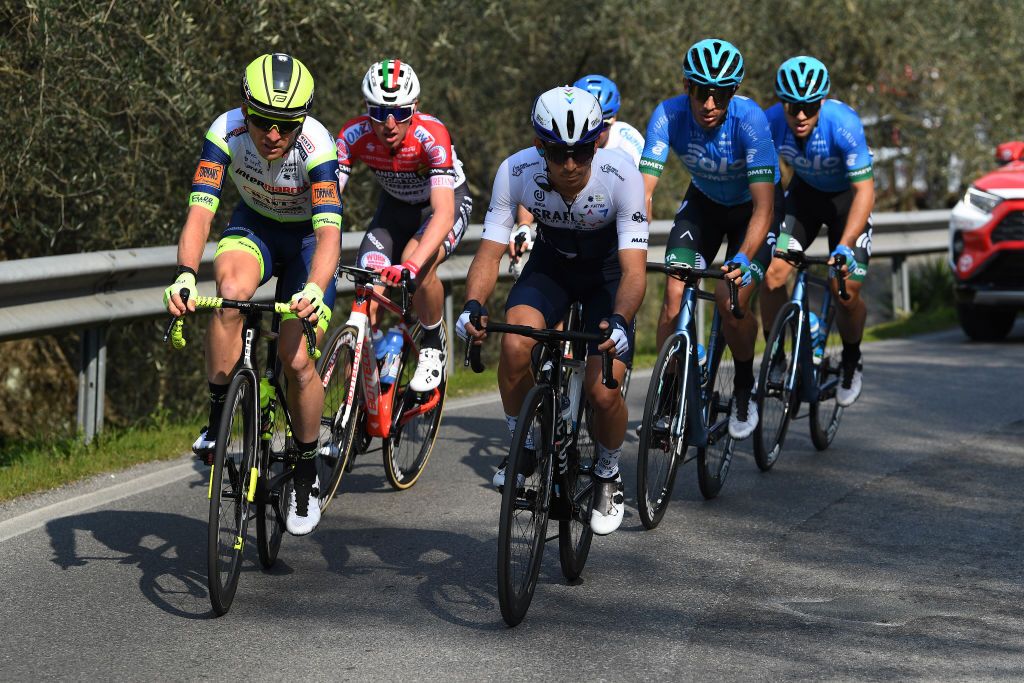 The early break on stage 1 of Tirreno-Adriatico