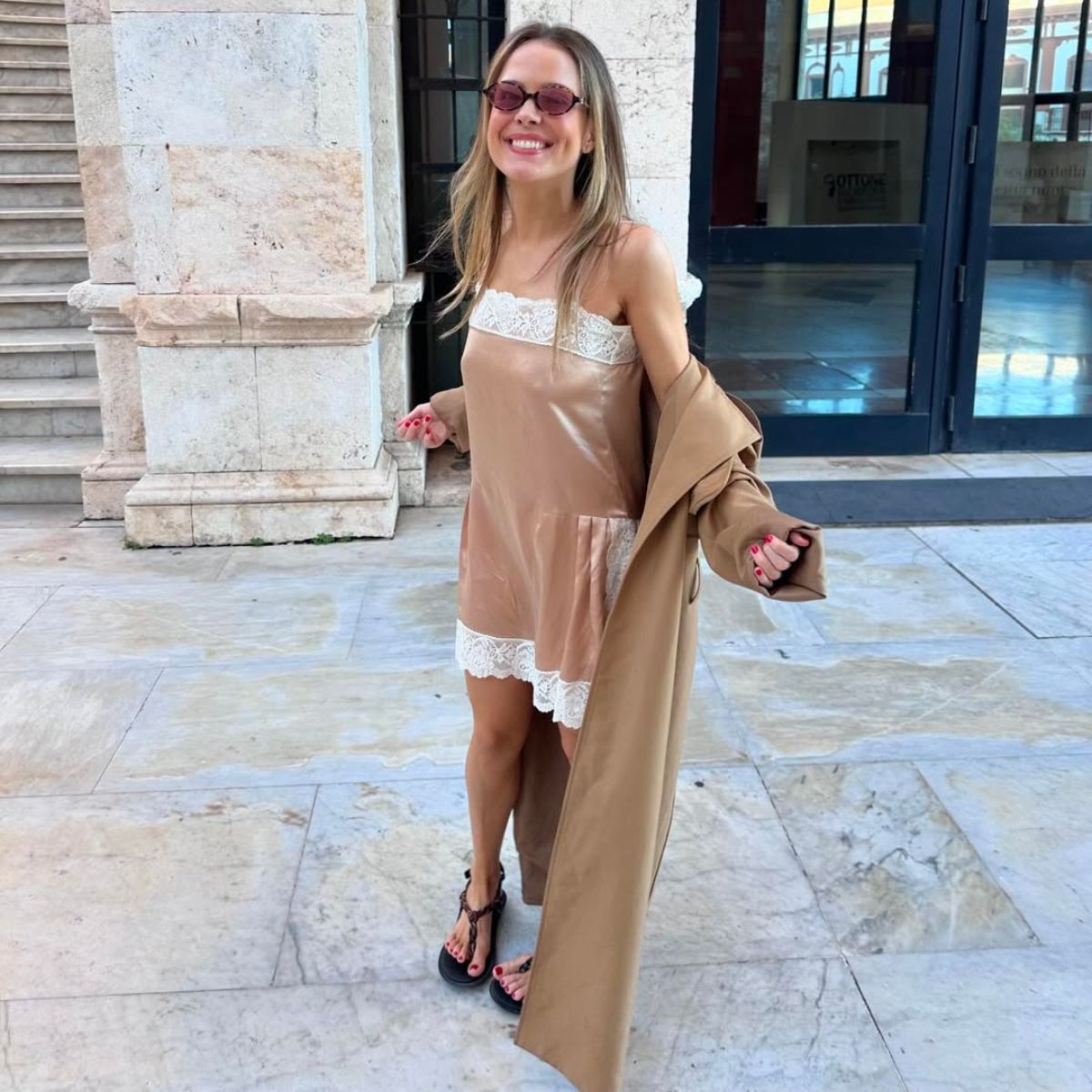 Lace slip dresses