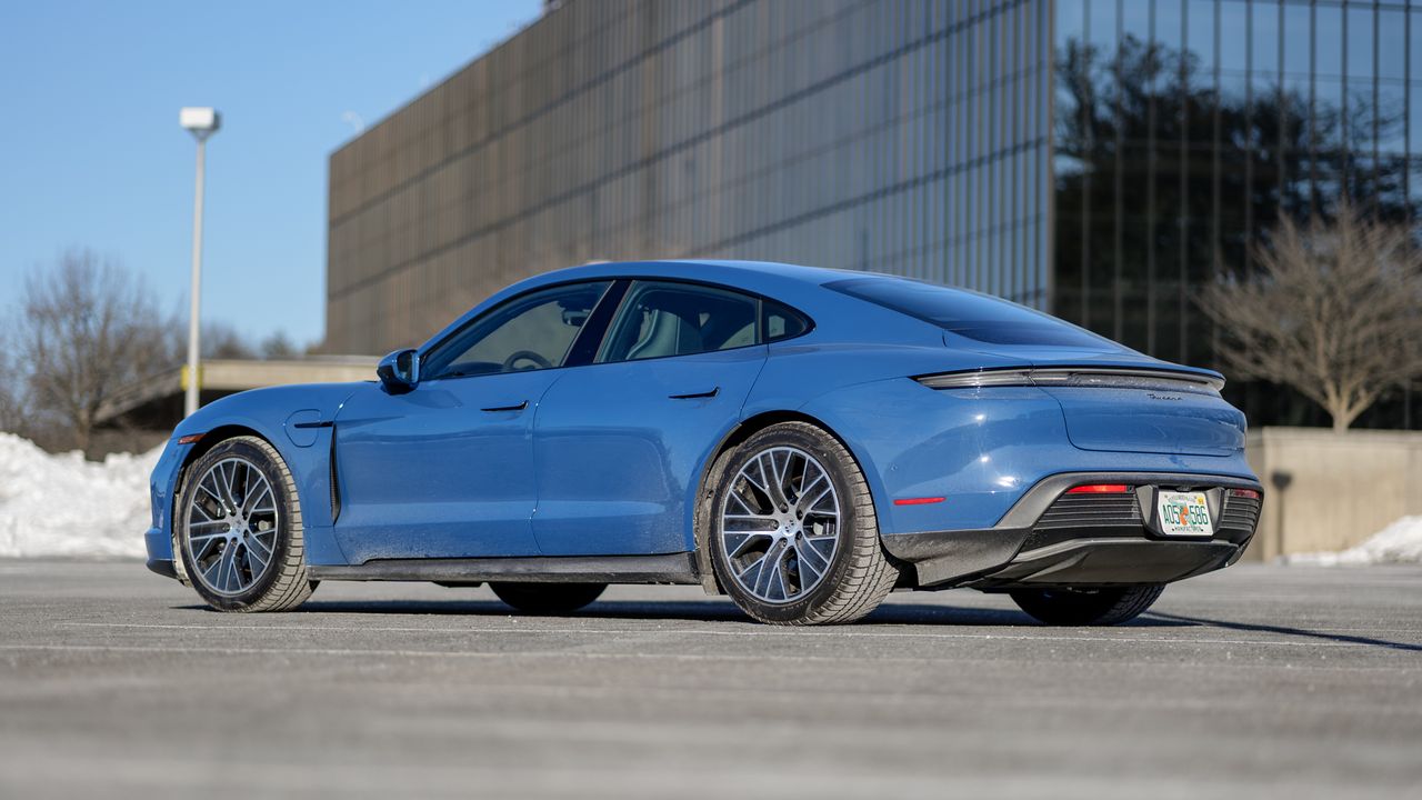 2025 Porsche Taycan test drive.