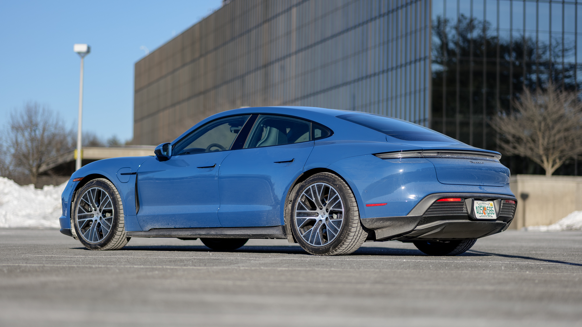 2025 Porsche Taycan test drive.