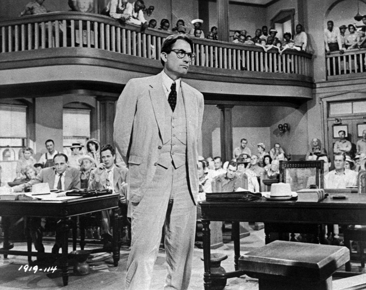 Gregory Peck as Atticus Finch in the film version of &amp;quot;To Kill a Mockingbird&amp;quot;