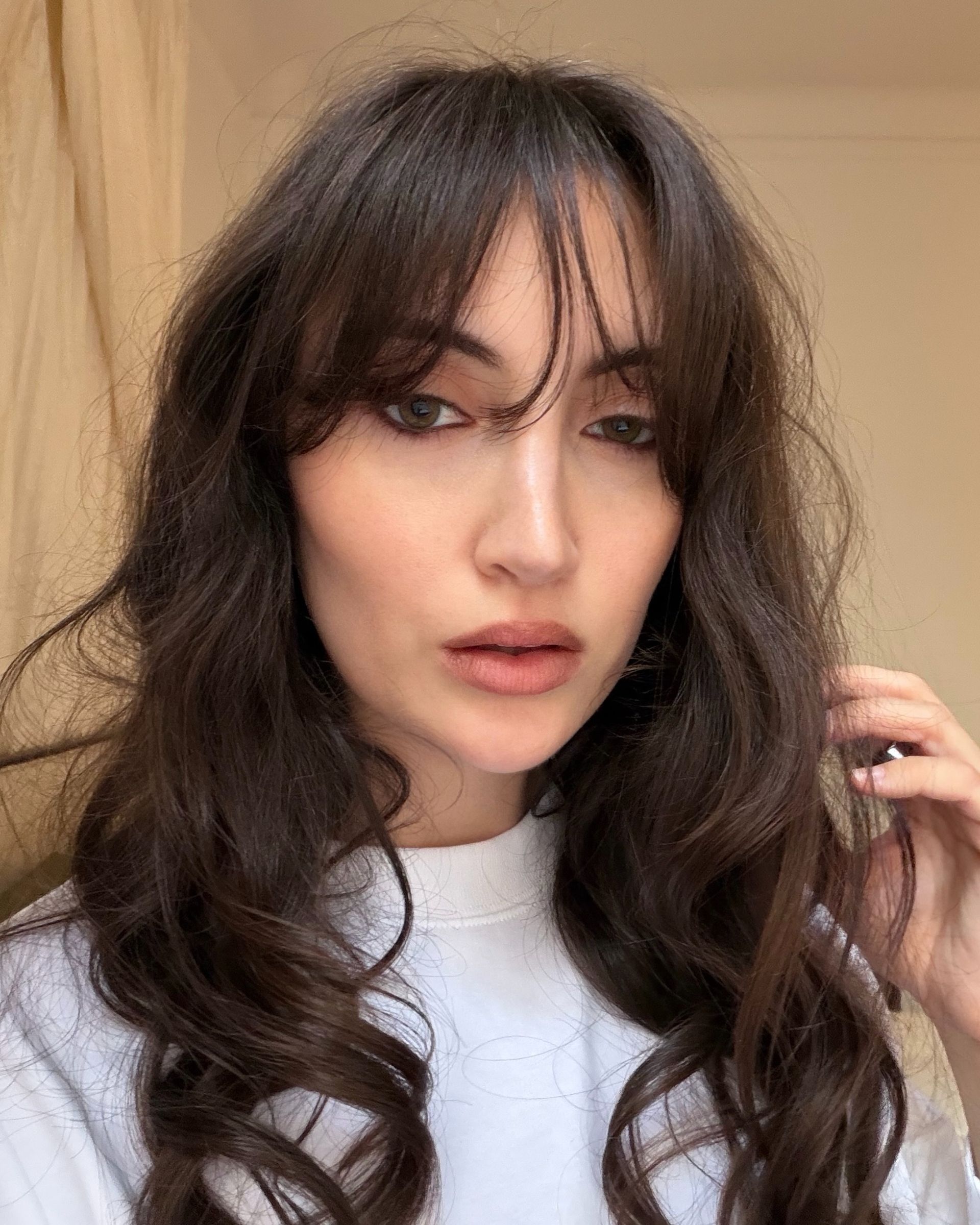 Photo of editor Alyssa Brascia wearing Anfisa lip liner