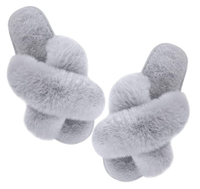 Women's Cross Band Slippers&nbsp;$24.99 $21.99 (save $3) | Amazon