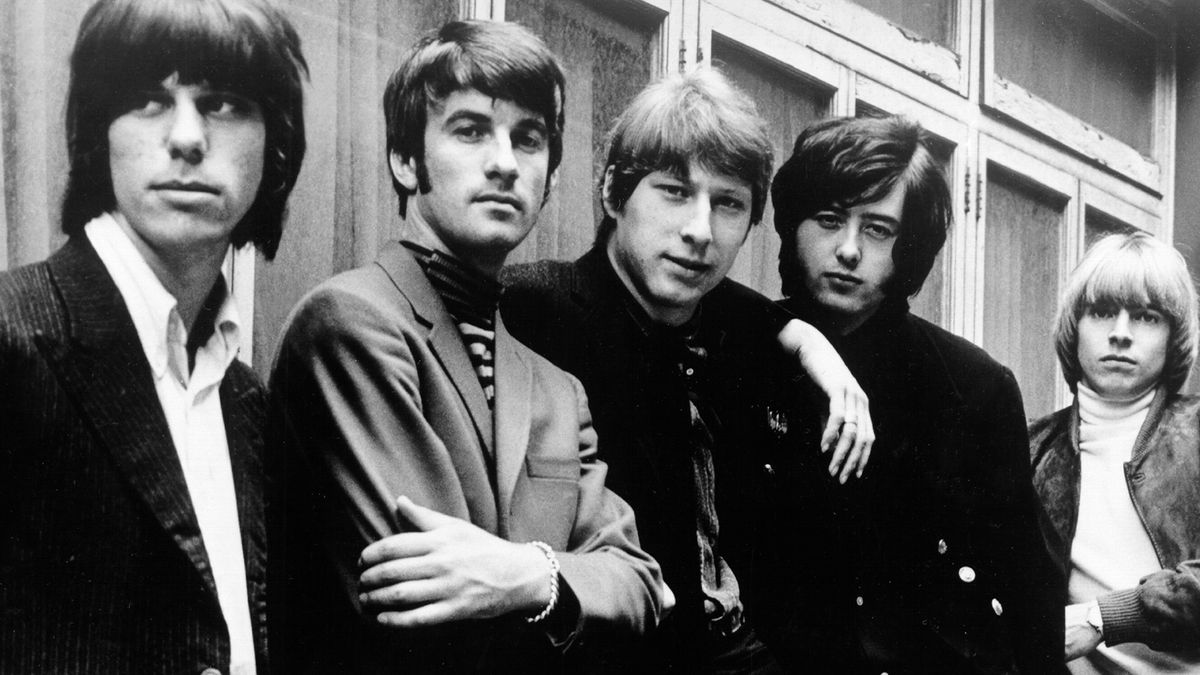 The Yardbirds pose for a portrait in England in 1966. (from left) Jeff Beck, Jim McCarty, Chris Dreja, Jimmy Page and Keith Relf.