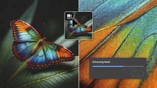 Screengrab showing new Add Detail feature in Photoshop