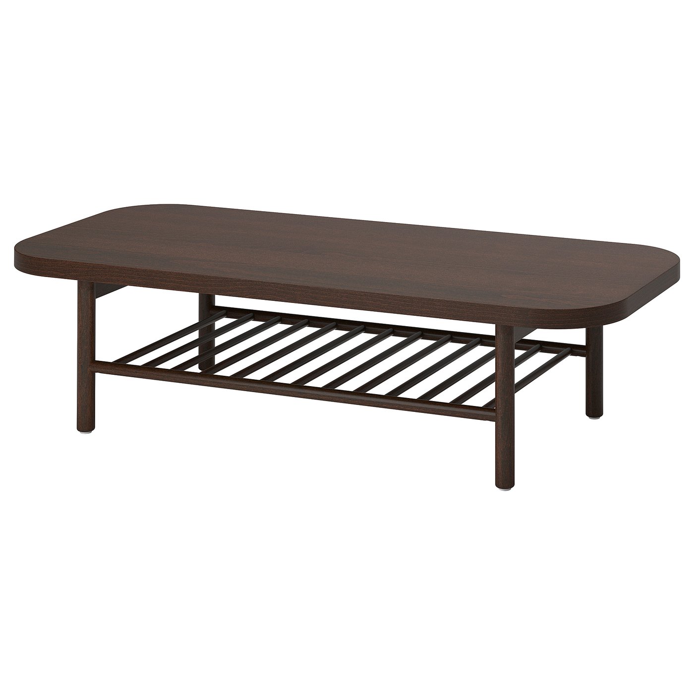 Listerby Coffee Table - Dark-Brown Beech Veneer 55 1/8x23 5/8 "