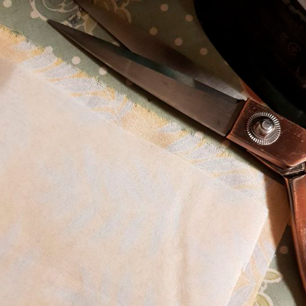 scissor with fabric piece
