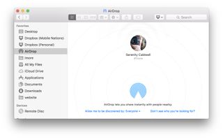 How to use AirDrop to transfer photos from your Mac to iPhone or iPad by showing steps: Open Finder on your Mac, then click AirDrop in the sidebar. Your iPhone or iPad should show up there.