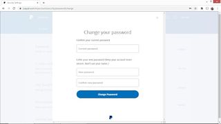 PayPal password
