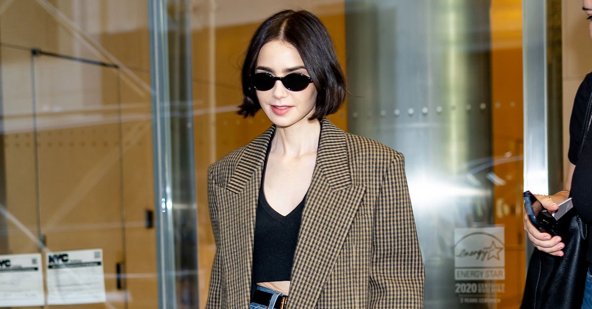 Shop the Trendy ’90s Basic Lily Collins Wears Everywhere