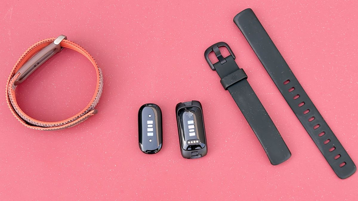 Close-up of the Fitbit Air next to the Fitbit Inspire 3