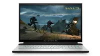 Alienware M17 R4 laptop shown playing Halo