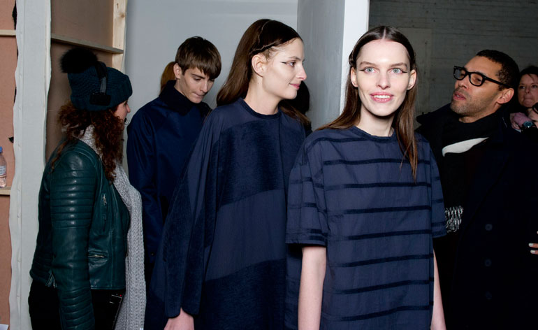 Female models wearing Paula Gerbase's Autumn / Winter collection for 2014