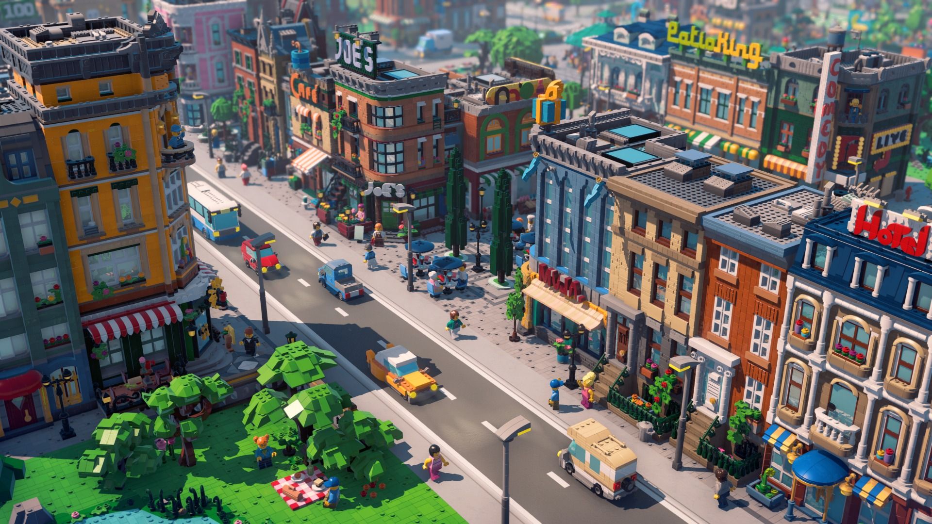 Lego Skylines' blend of city building and Lego click-clack needs to be heard to be believed