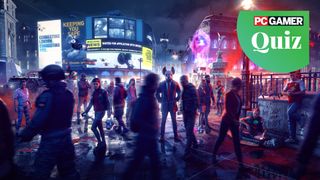 A crowd of people in Watch Dogs Legion.