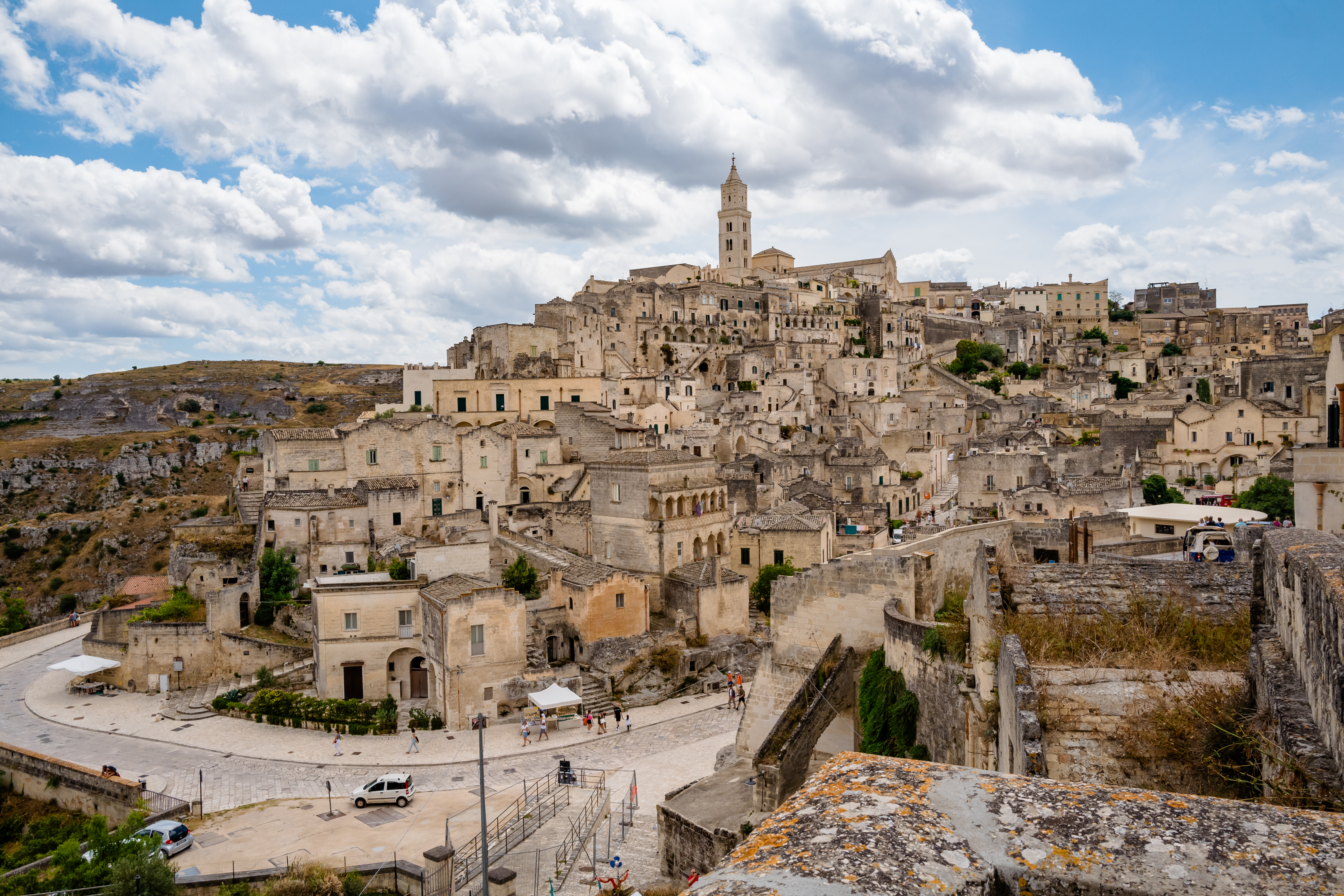 The city of Matera in Italy