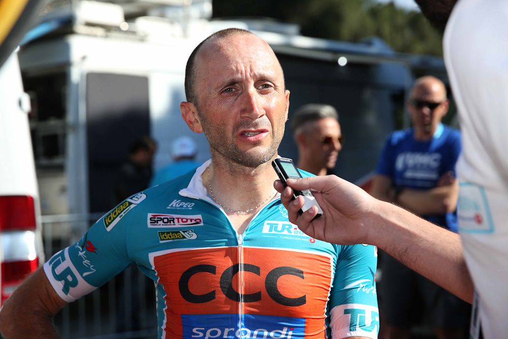 Rebellin lost the overall lead during the stage.