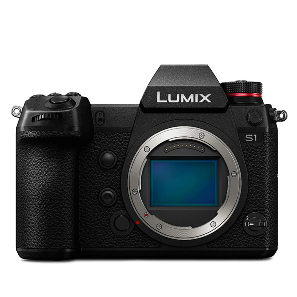 Panasonic Lumix S1 II mirrorless camera on a white background