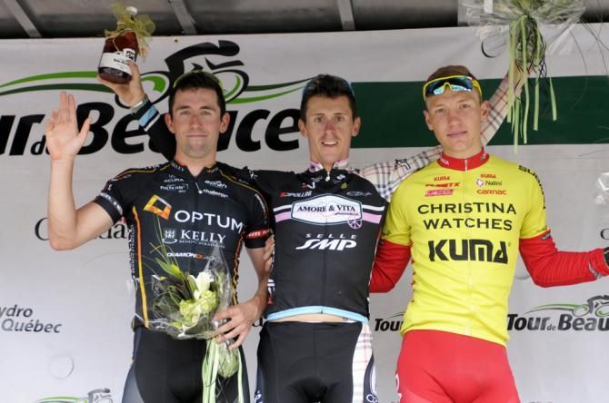 Stage 1 podium