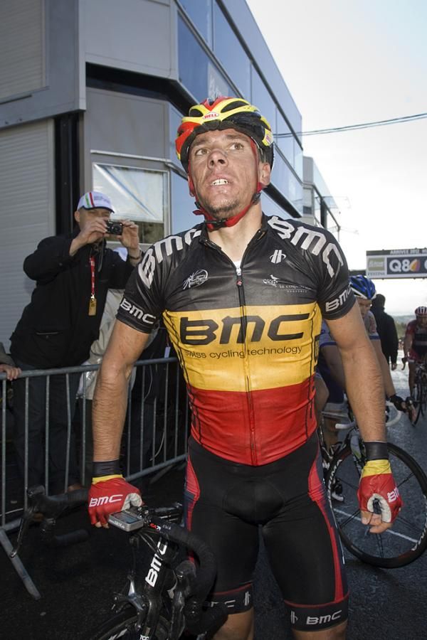 Philippe Gilbert (BMC) after taking third in Fleche Wallonne 2012