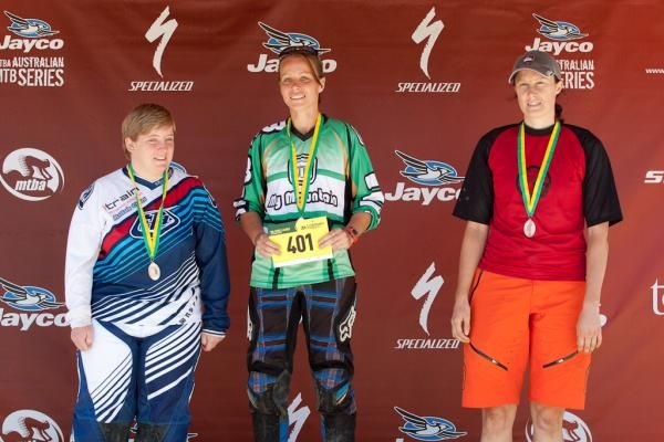 Veteran women's podium