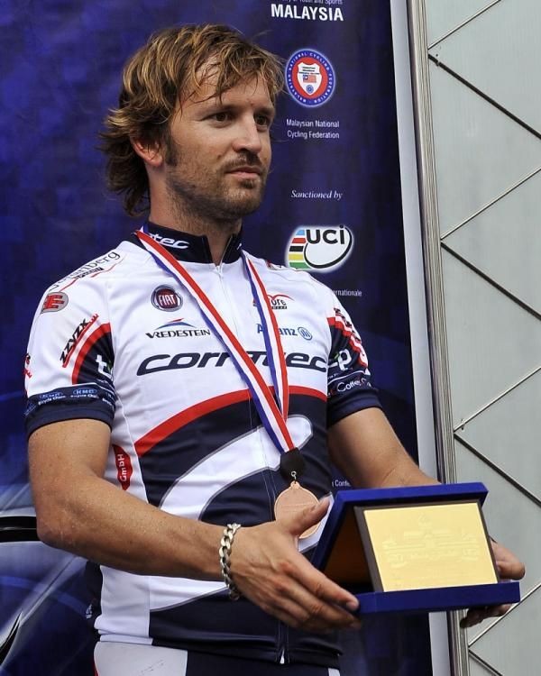 Ren&eacute; Haselbacher (Vorarlberg - Corratec) finished third on the fifth stage