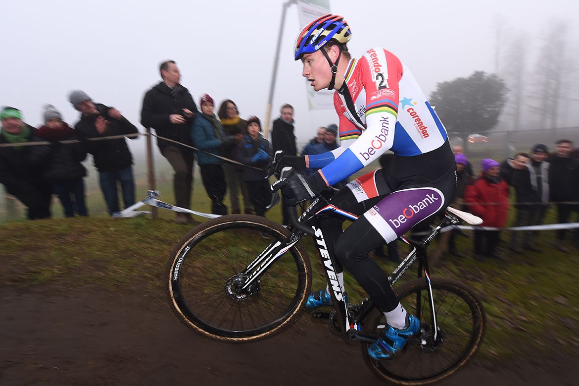 Mathieu van der Poel on the attack
