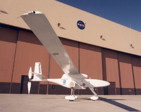 Space History Photo: Perseus B Parked On Ramp | Space