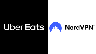 Uber Eats and NordVPN logos side by side
