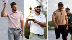 Wyndham Clark, Scottie Scheffler and Xander Schauffele