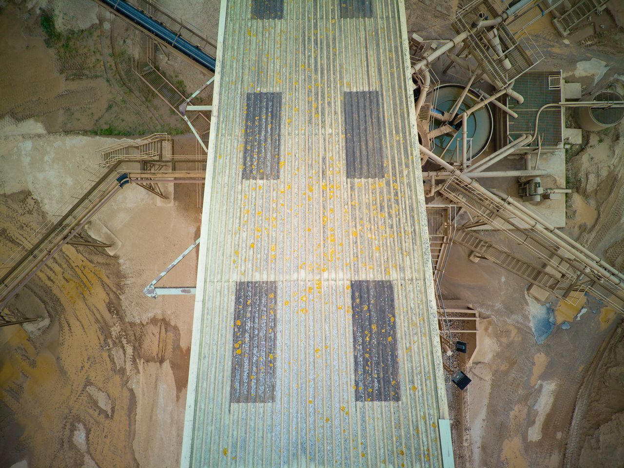Photo of machinery taken with the Autel EVO Max 4T drone